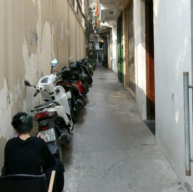 I motocicli hanno spazio ovunque.