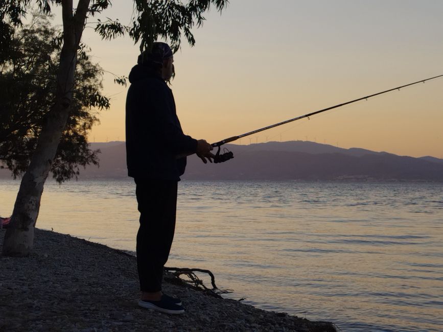 Drepano Beach on the Gulf of Corinth