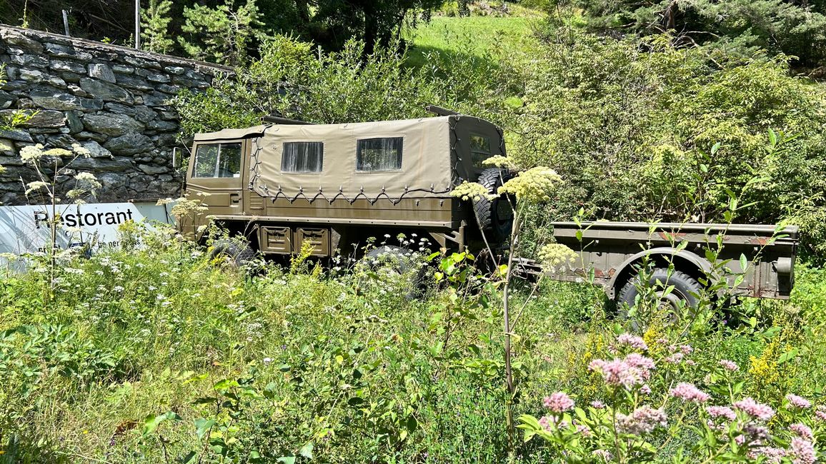Etwas Nostalgie: ein Pinzgauer 4x4