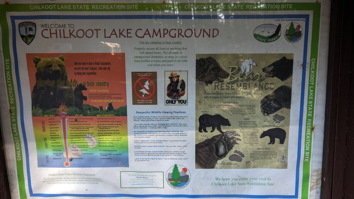 Day 25: Chilkoot Lake & more 'Bear' than we would like