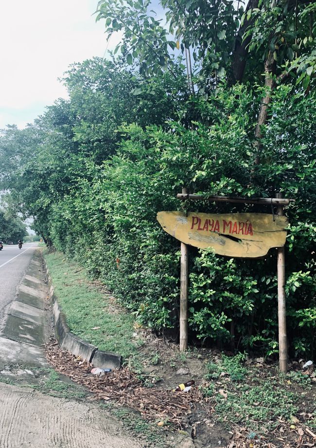 Access to the beach.
