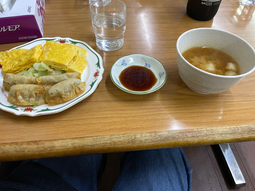 Miso, Gyoza, Omelett