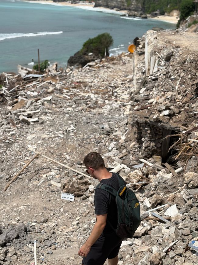 Bingin Beach Demolition Project