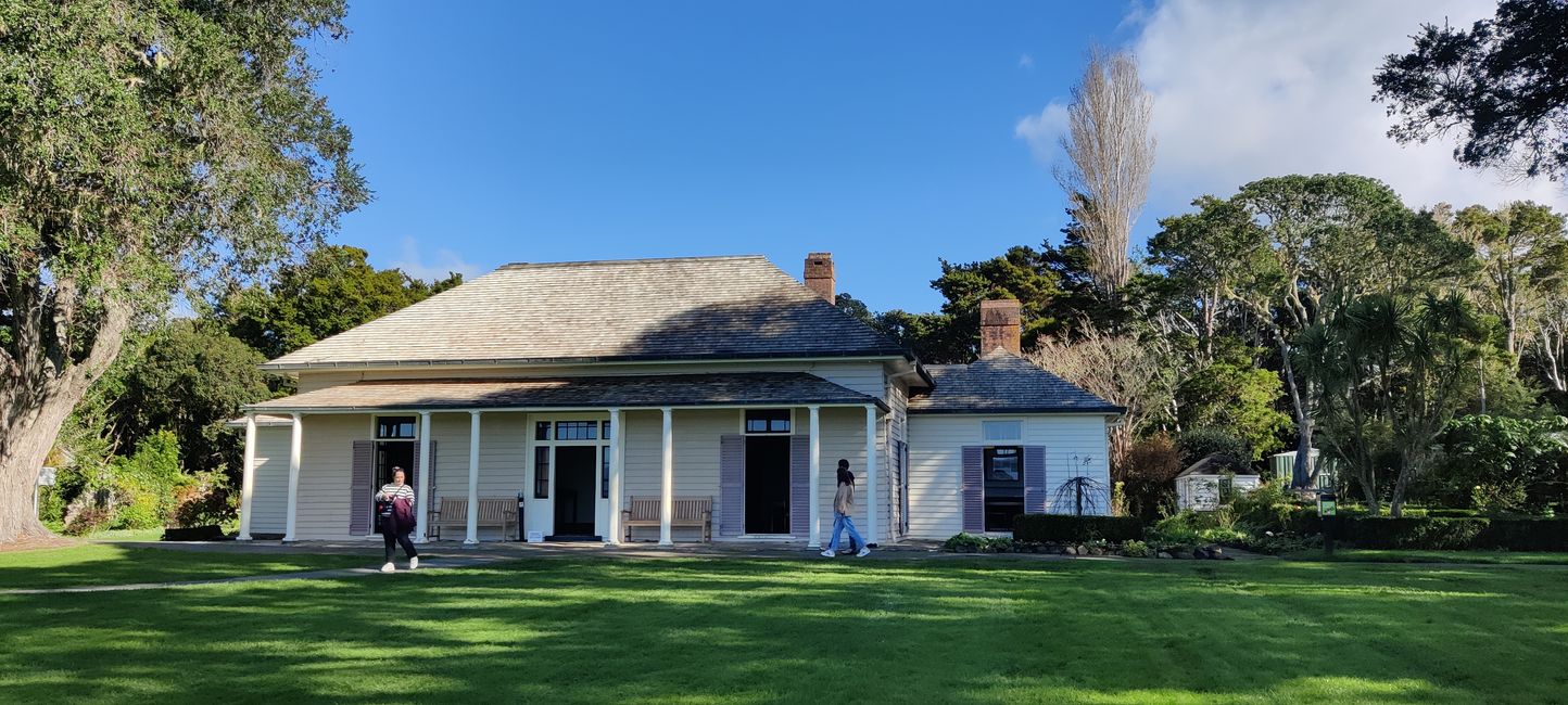 Haus des britischen Gesandten der für die Verhandlungen mit den Maori zuständig war