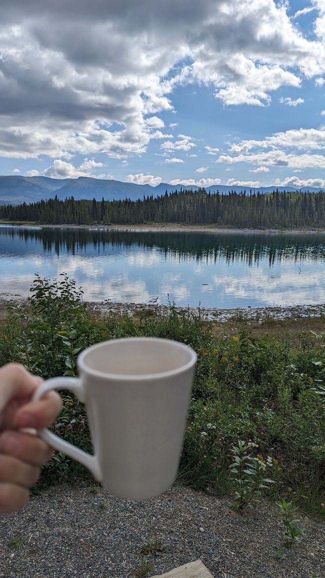 Guten Morgen Boya Lake!