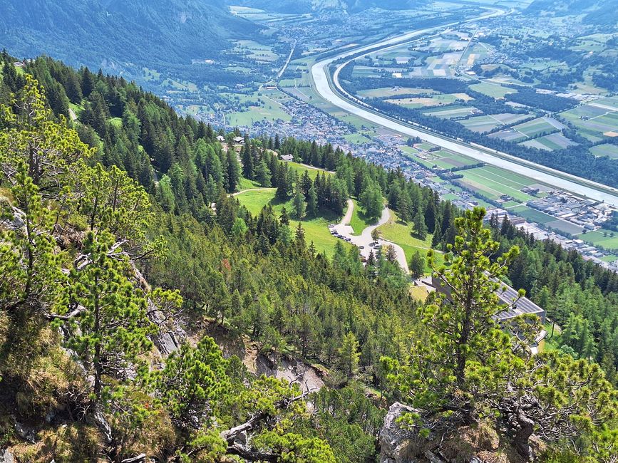 Stellplatz mit Rheintal-Blick