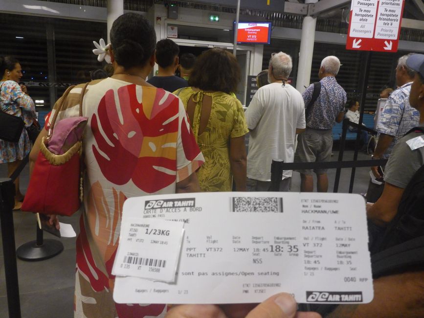 19:30 inizia il boarding