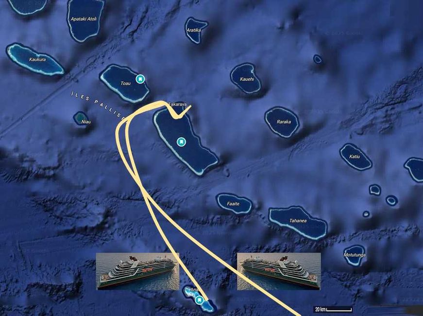 Voyage vers Fakarava et Anaa