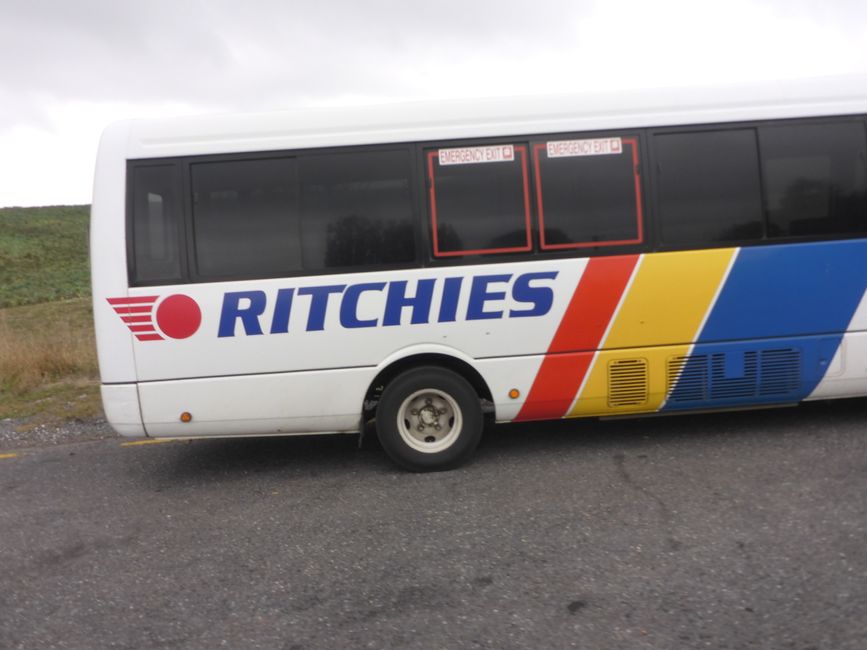 Ritchie betreibt die Schulbusse hier