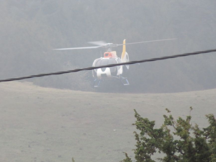 Kapitalismus: Touris lassen sich zum Berg fliegen