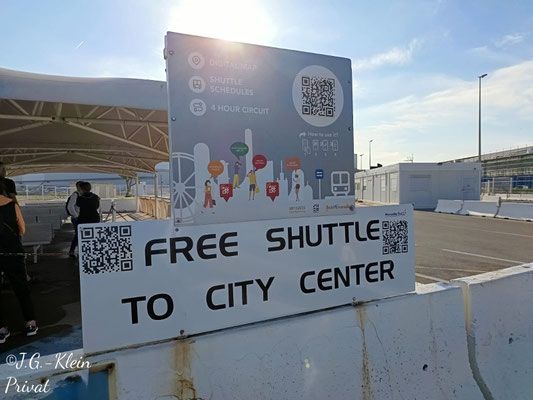 Haltestelle Cruise Shuttle 