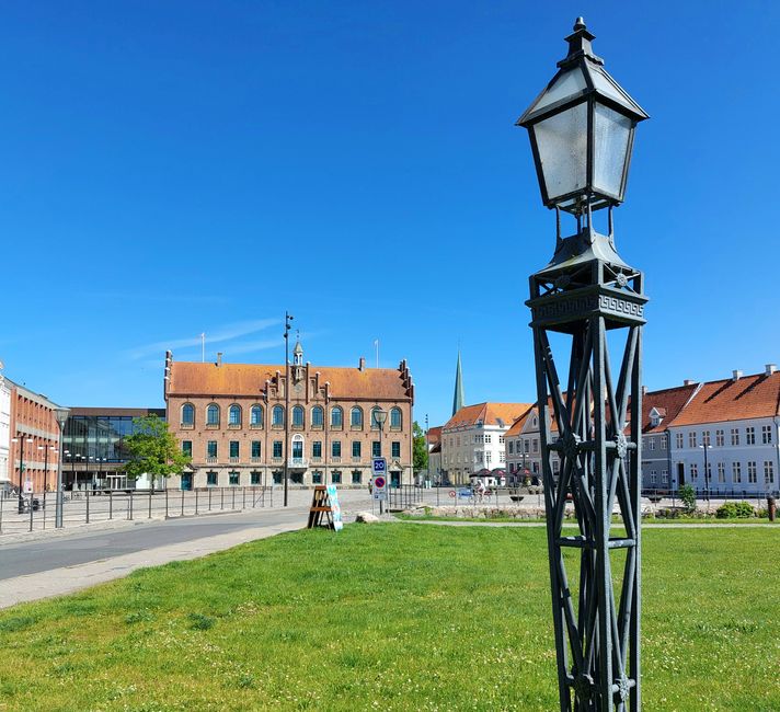 Blick auf den Marktplatz Nyborg 