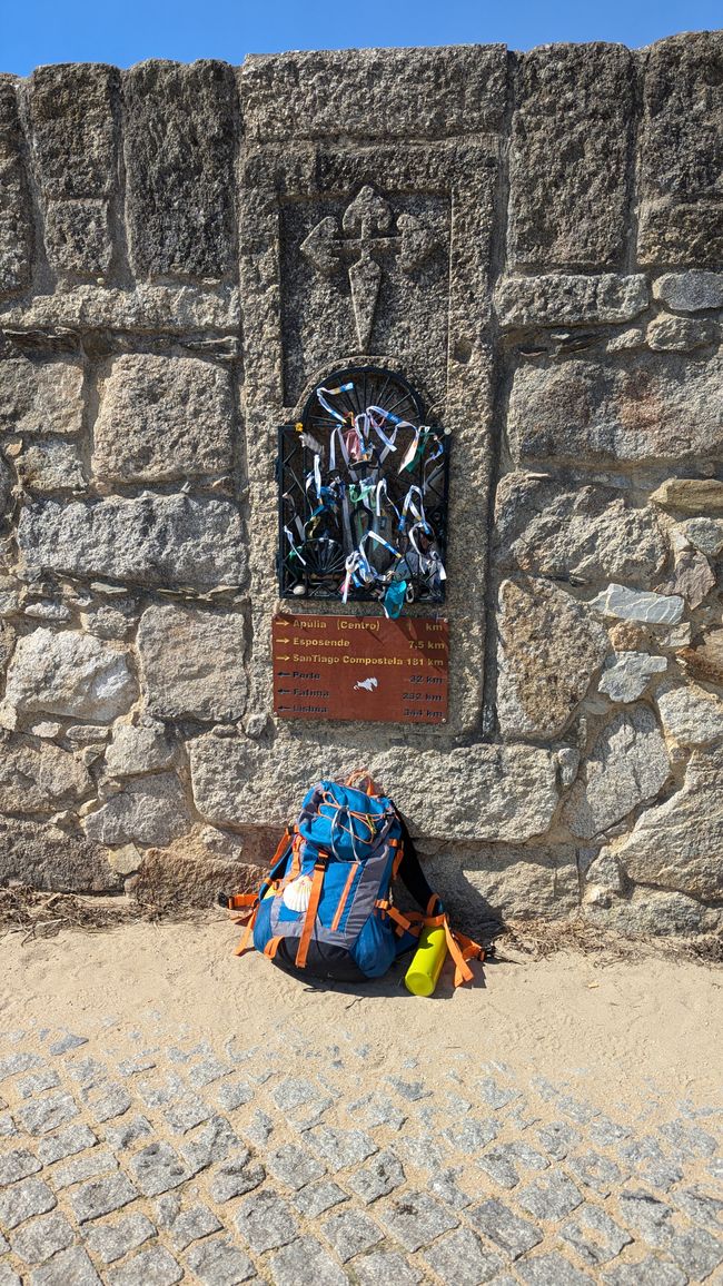 Segunda etapa del Camino Portugués de la Costa desde Povoa Varzim hasta Apulia Praia