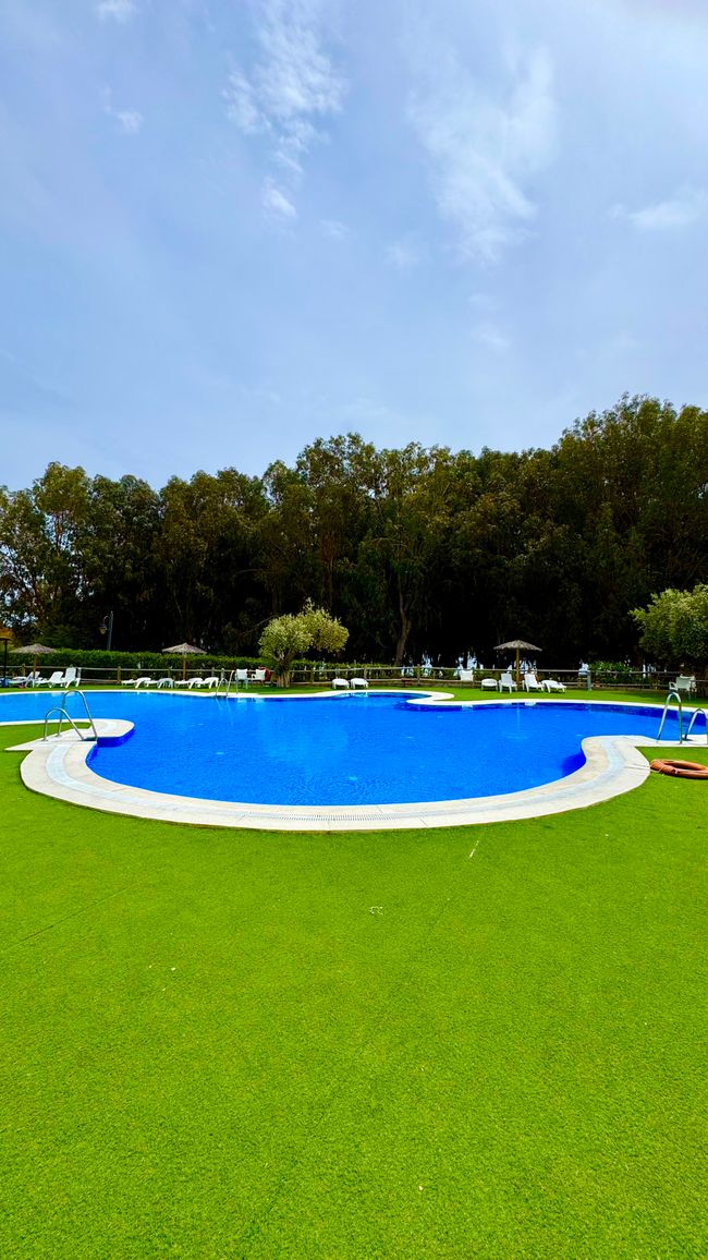 Pool at the campsite 
