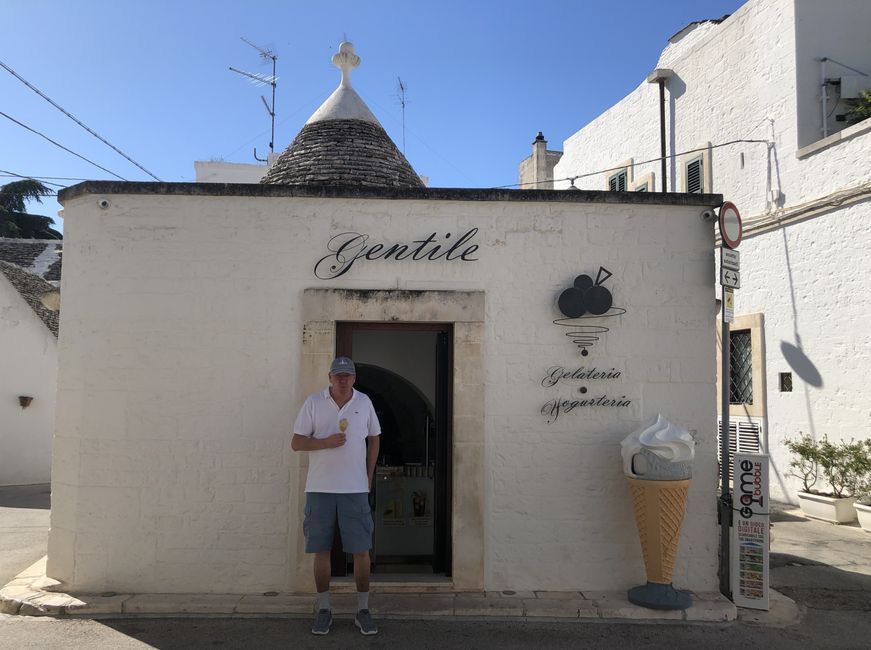 Gelato bei 30 Grad im Schatten