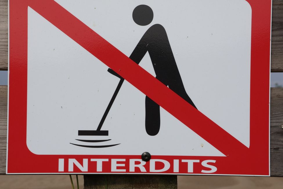 Golf-Spielen ist verboten