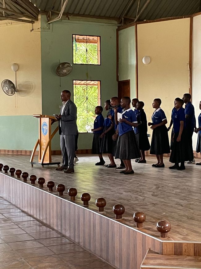 Schulgottesdienst in Mtwara