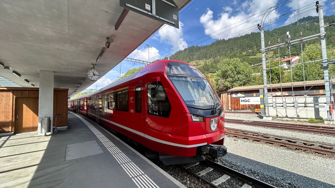 RhB in Scuol-Tarasp