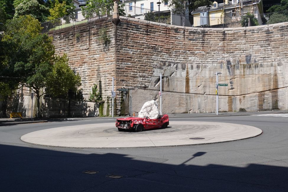 Kreisverkehr mal anders gestaltet