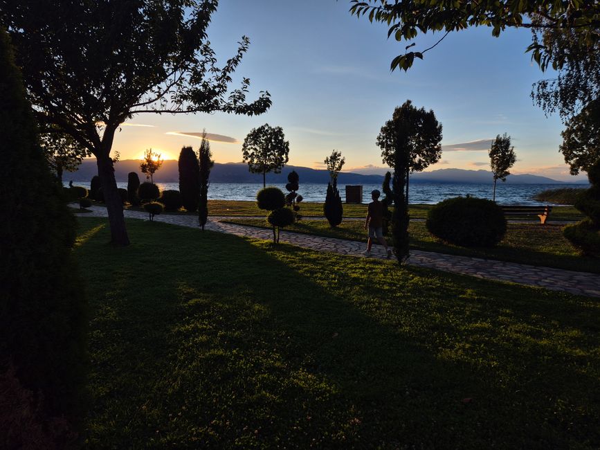 Lac d'Ohrid Macédoine du Nord