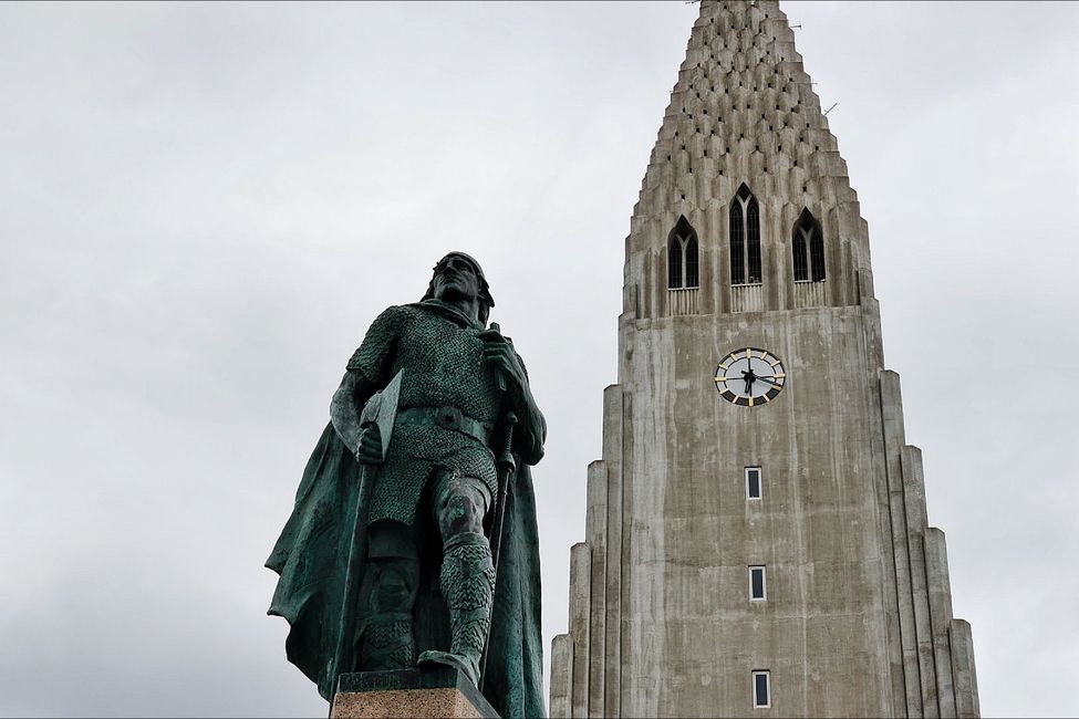 Leifr Eiricsson, Sohn vom Erik den Roten, Mitbegründer Islands