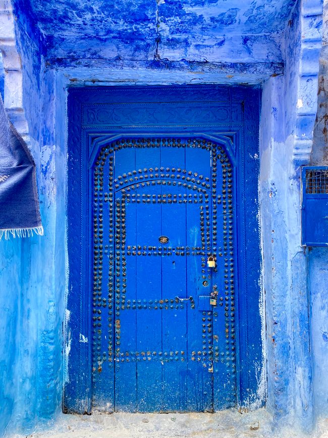 Die blaue Stadt #7: die schönen Haustüren