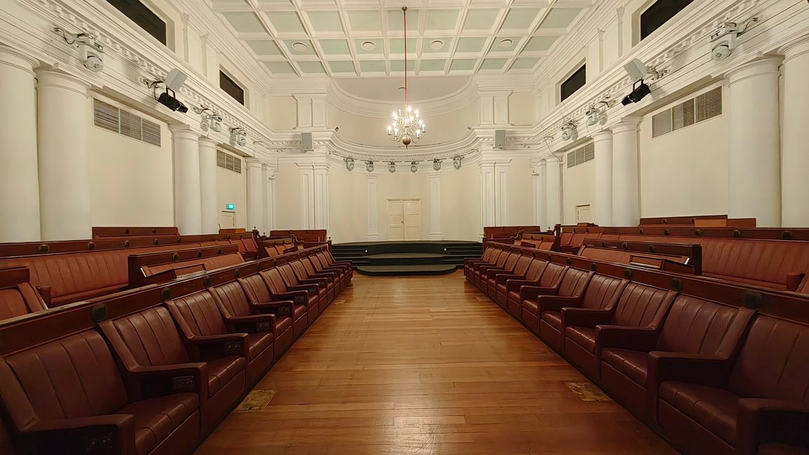 We take our seats in Parliament