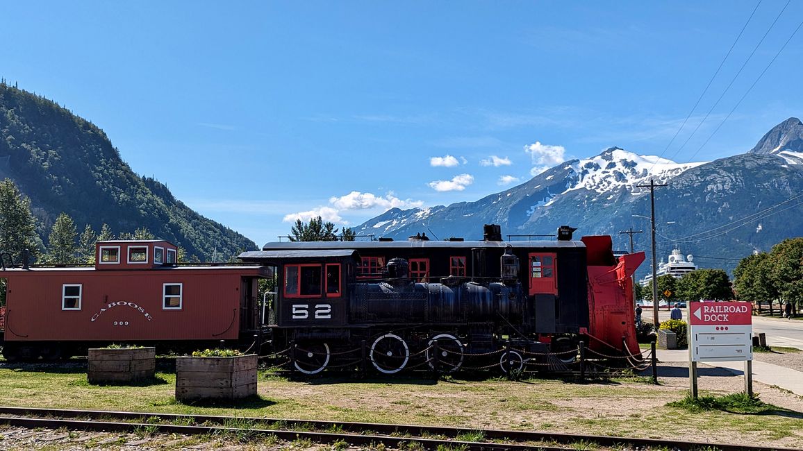 Tag 22: Off to Alaska! A landslide, the White Pass & long trains