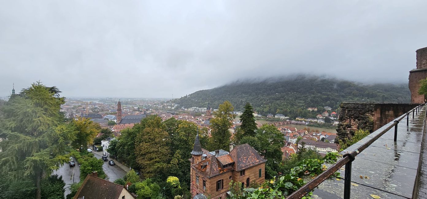 Heidelberg - an experience even in the rain!