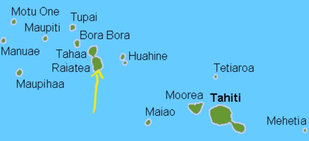 Jour 68 sur 175 : Croisière autour du monde - Raiatea/Polynésie française - Changement d'itinéraire