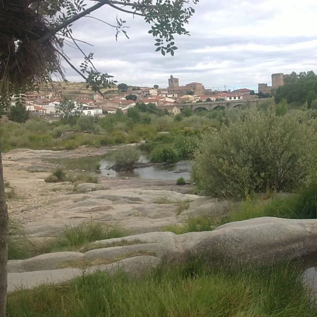 Fotos vom Flussstrand von Puente del Congosto (Salamanca) (Juli 2021)