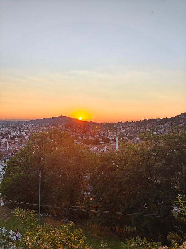Tramonto su Sarajevo