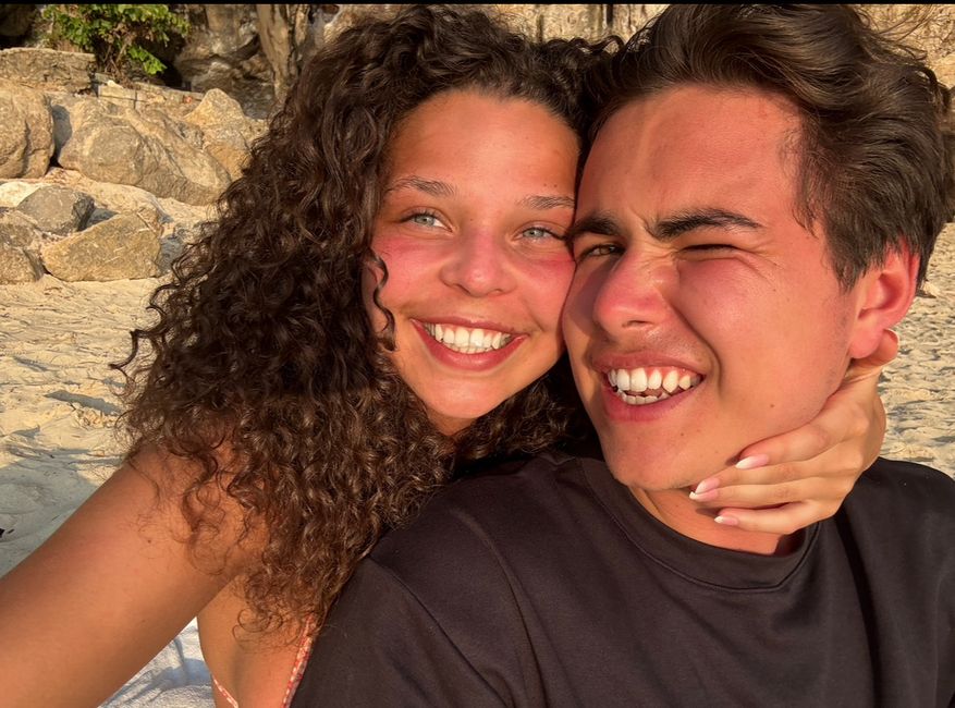 selfie à la plage