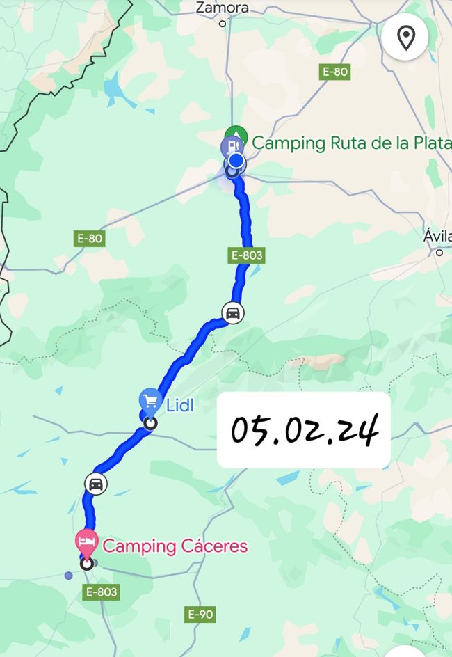 Es geht längs durch die landschaftlich...