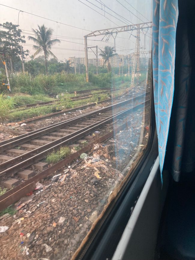 Night train in India