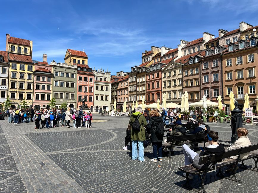 Spaziergang durch Warschau