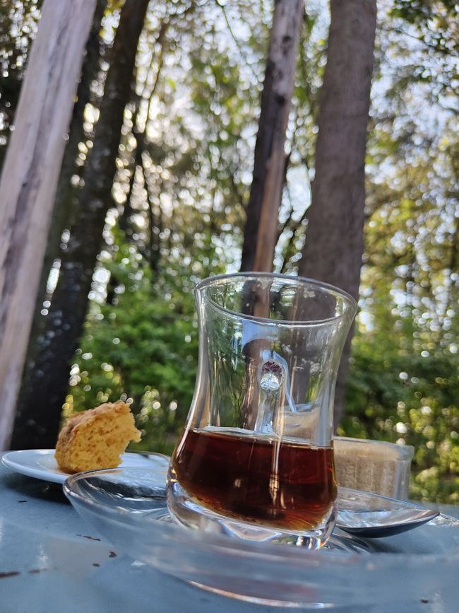 La machine fonctionne à nouveau, ensuite je me fais un chai