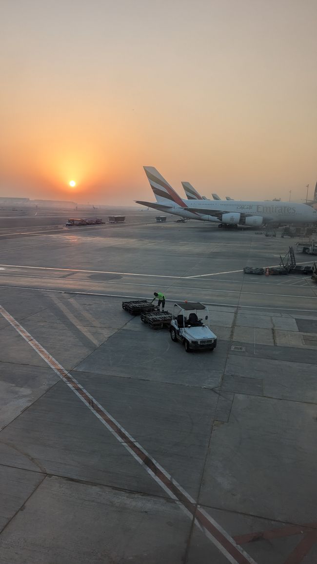 Lever de soleil à Dubaï