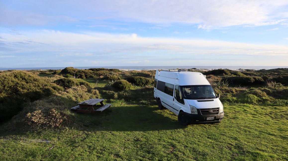 Unser Stellplatz in der Hukatere Lodge
