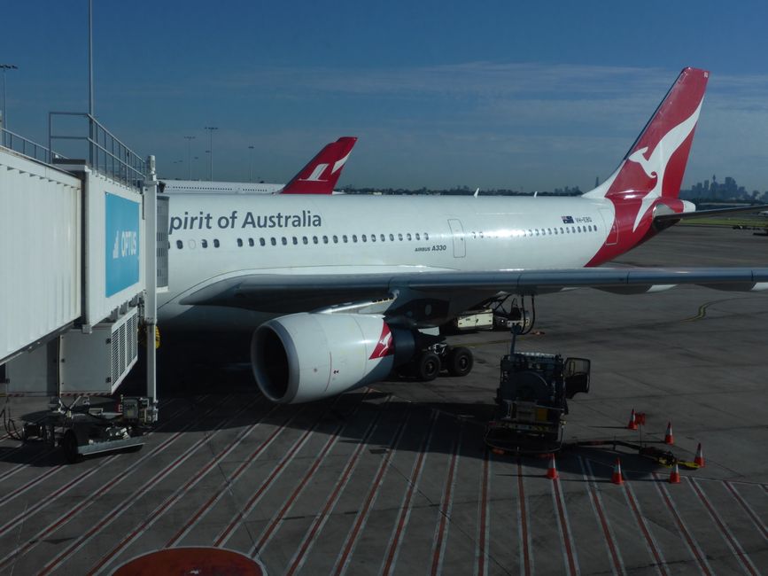 Je suis arrivé par avion