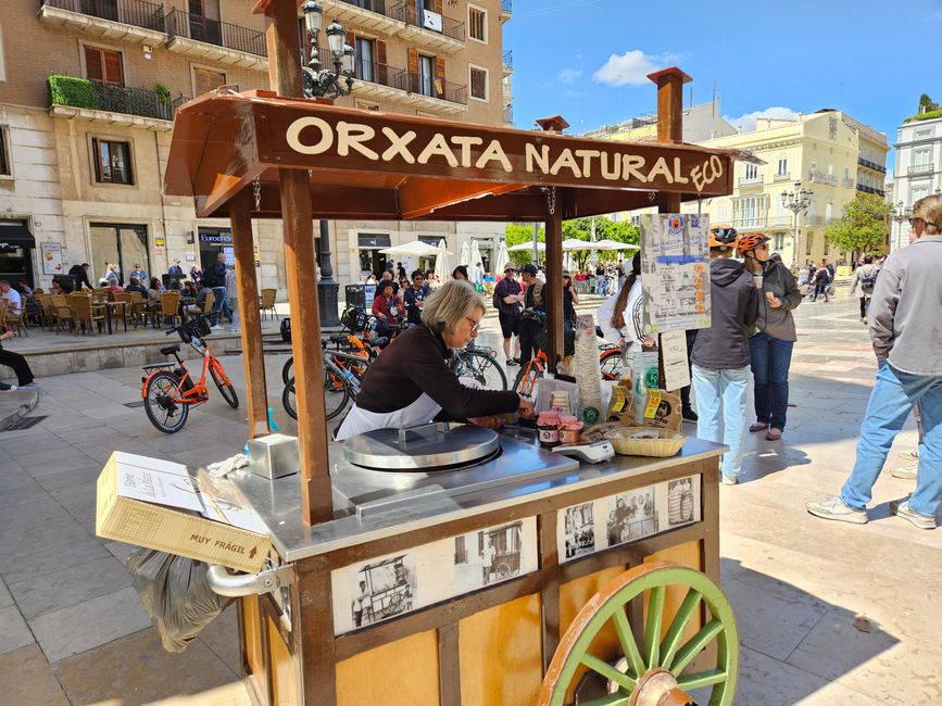 Latte di mandorle di terra a Valencia