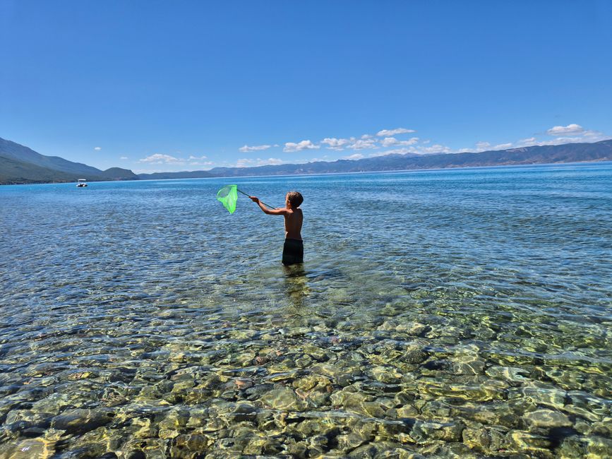 Lac d'Ohrid Macédoine du Nord