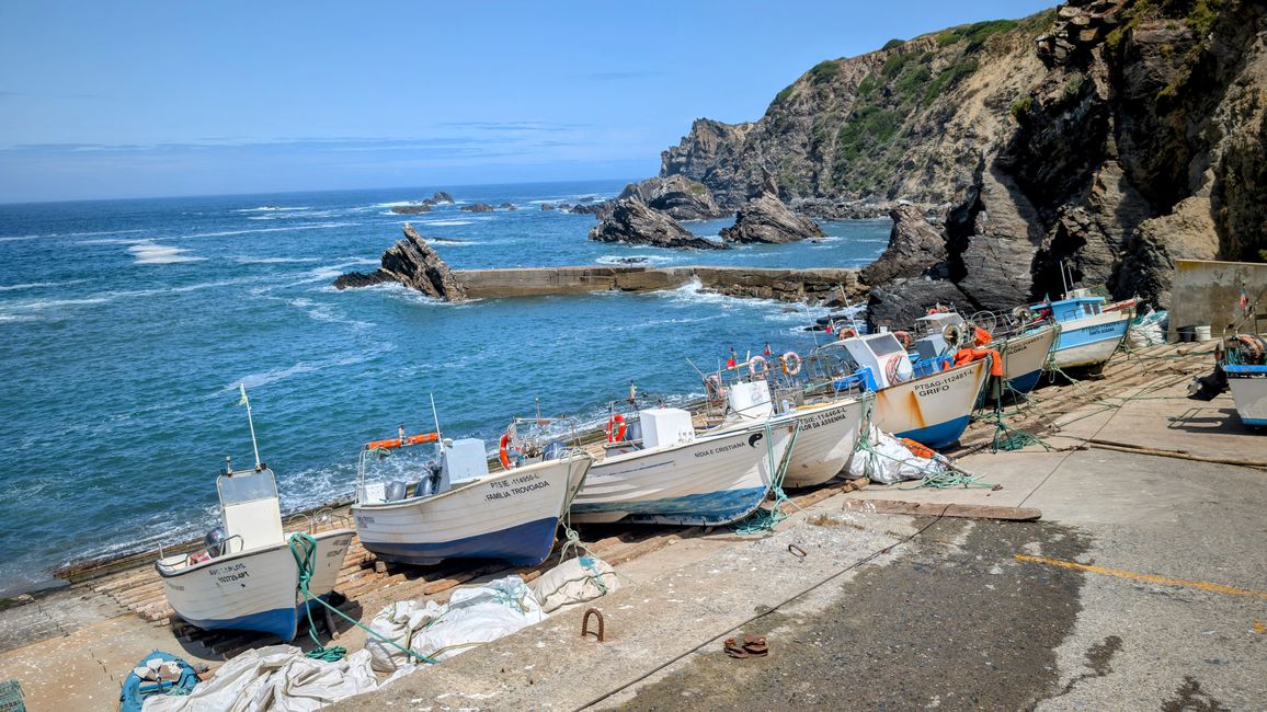 8. Etappe von Odeceixe nach Zambujeira do Mar