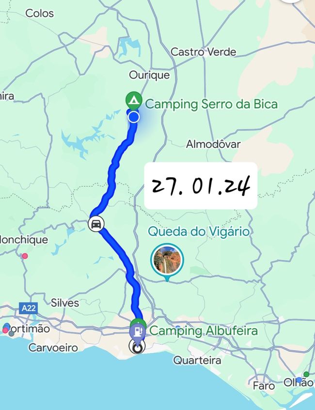 Die Etappe war nicht weit, gerade mal 60 km