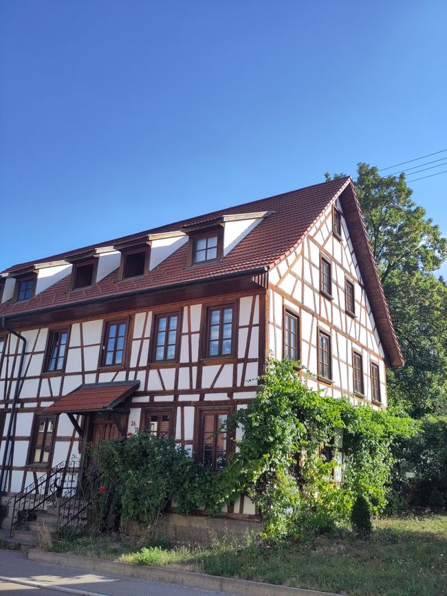 Fachwerkhäuser (hier in Jungingen)