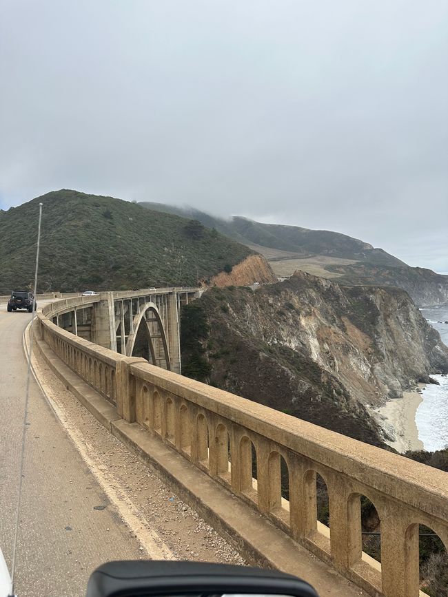 Sigue adelante por la costa Santa Cruz/Monterey/Big Sur/Morro Bay/Santa Bárbara/Malibú