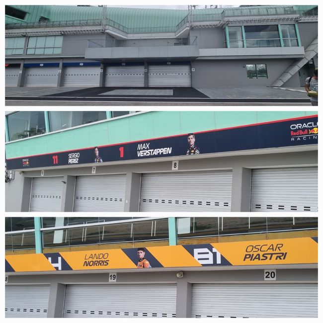Start/Finish Line and Pit Lane