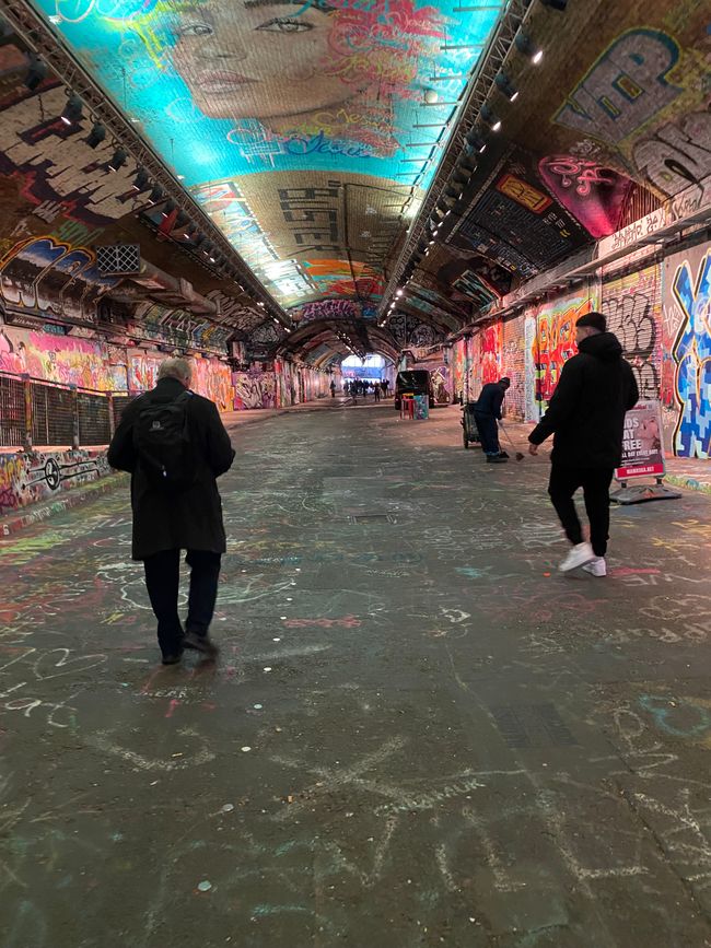 Leake Street Arches 300 meter lång tunel