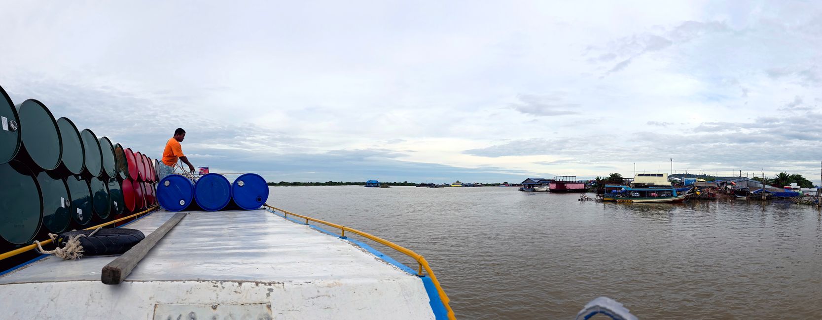 Von Siem Reap über den Tonle-Sap-See nach Battambang