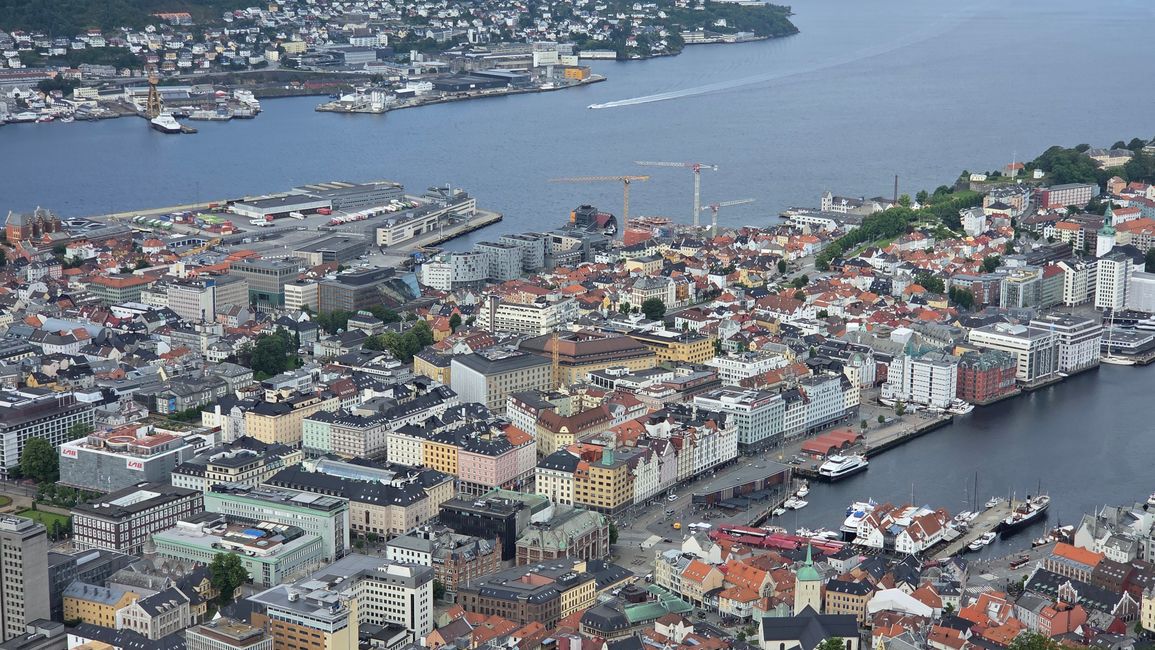 Visite à Bergen - Tour à vélo - Fitjar